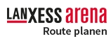 LANXESS arena - Route Planen Logo